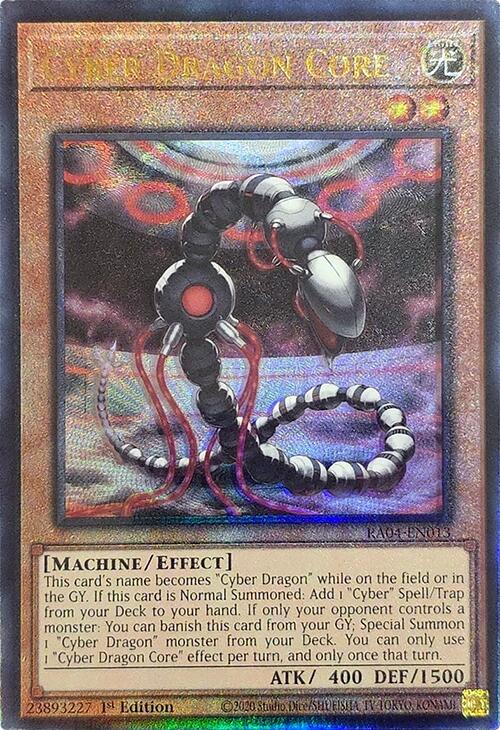 Cyber Dragon Core [RA04-EN013] Prismatic Ultimate Rare | Shuffle n Cut Hobbies & Games