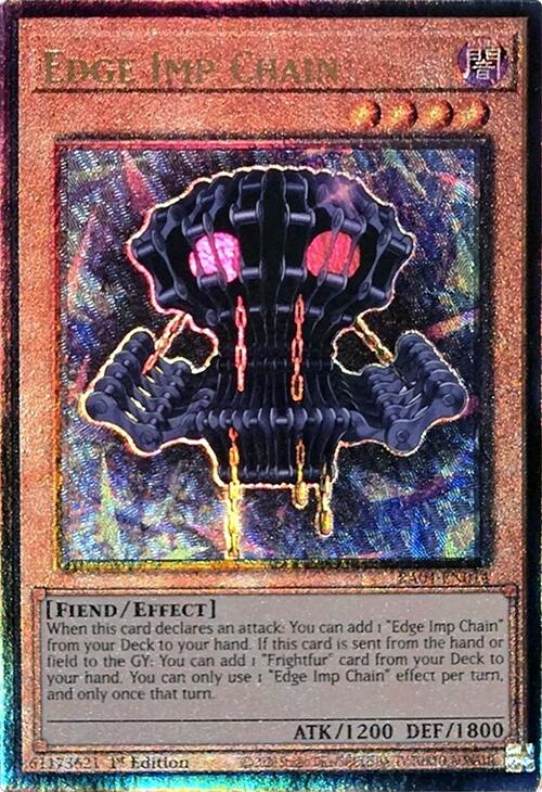 Edge Imp Chain [RA04-EN014] Prismatic Ultimate Rare | Shuffle n Cut Hobbies & Games