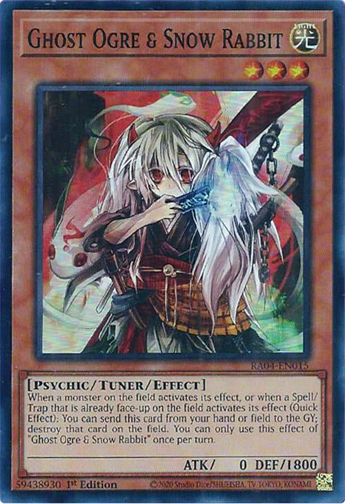Ghost Ogre & Snow Rabbit [RA04-EN015] Super Rare | Shuffle n Cut Hobbies & Games