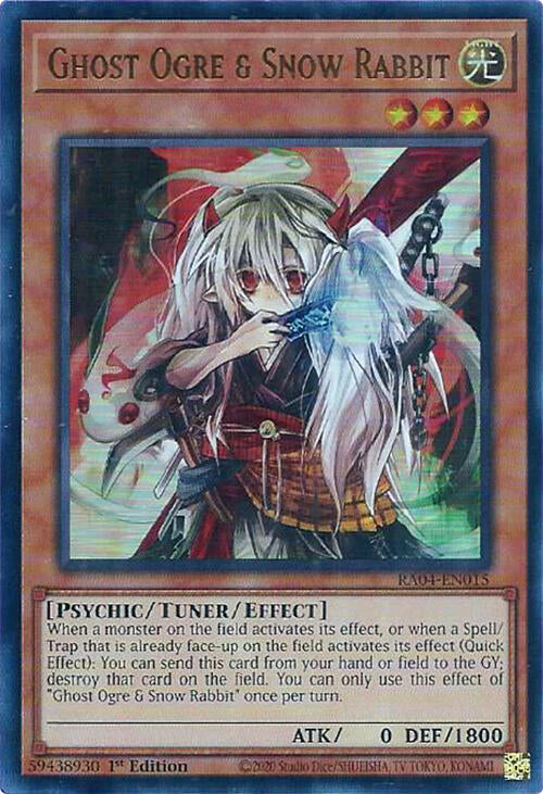 Ghost Ogre & Snow Rabbit [RA04-EN015] Ultra Rare | Shuffle n Cut Hobbies & Games