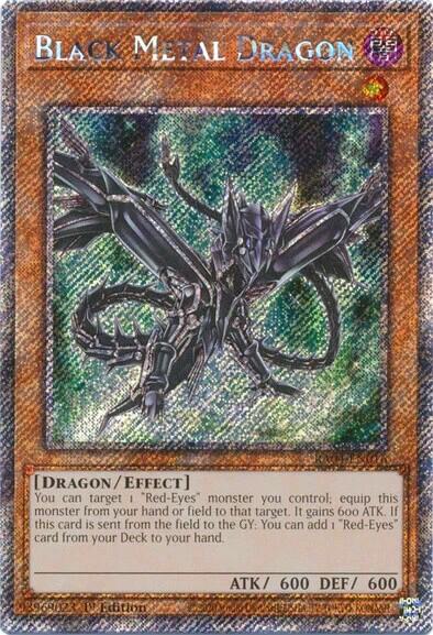 Black Metal Dragon [RA04-EN016] Platinum Secret Rare | Shuffle n Cut Hobbies & Games