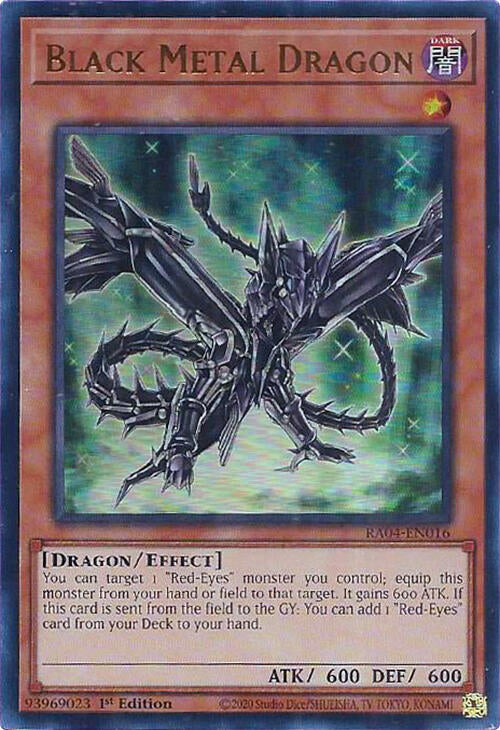 Black Metal Dragon [RA04-EN016] Ultra Rare | Shuffle n Cut Hobbies & Games