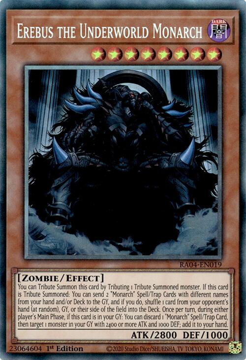 Erebus the Underworld Monarch [RA04-EN019] Prismatic Collector's Rare | Shuffle n Cut Hobbies & Games