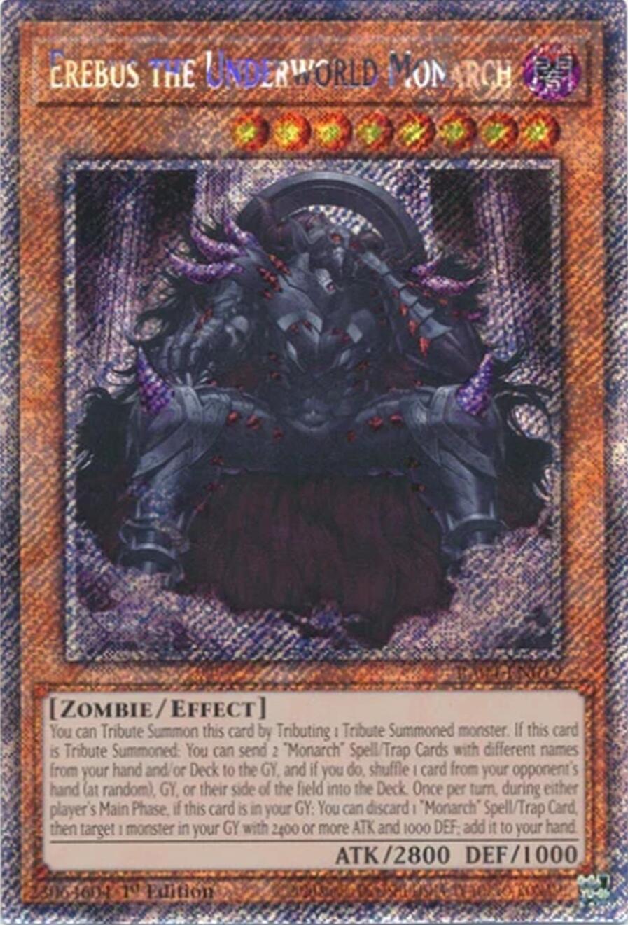 Erebus the Underworld Monarch [RA04-EN019] Platinum Secret Rare | Shuffle n Cut Hobbies & Games