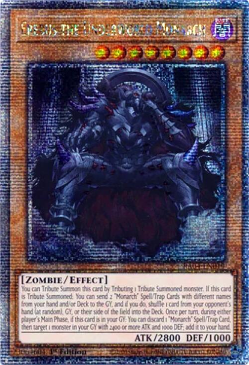 Erebus the Underworld Monarch [RA04-EN019] Quarter Century Secret Rare | Shuffle n Cut Hobbies & Games