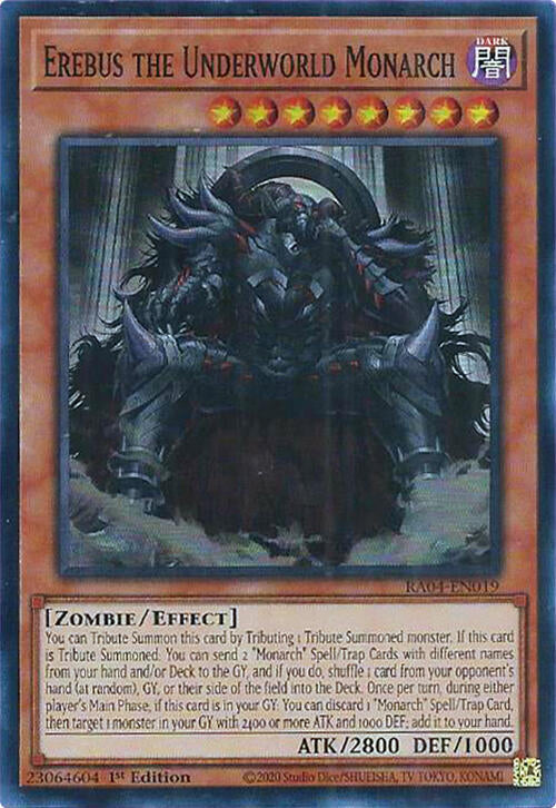 Erebus the Underworld Monarch [RA04-EN019] Super Rare | Shuffle n Cut Hobbies & Games