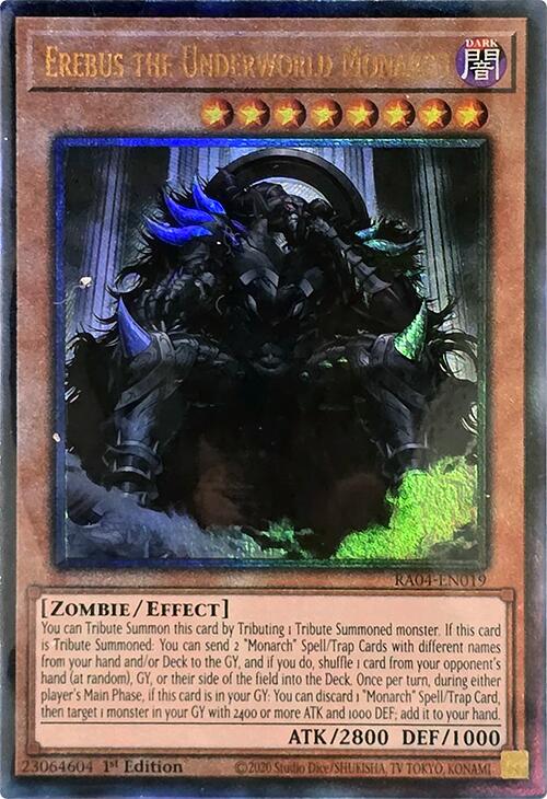 Erebus the Underworld Monarch [RA04-EN019] Prismatic Ultimate Rare | Shuffle n Cut Hobbies & Games