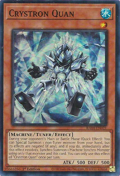 Crystron Quan [RA04-EN021] Super Rare | Shuffle n Cut Hobbies & Games