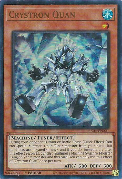 Crystron Quan [RA04-EN021] Ultra Rare | Shuffle n Cut Hobbies & Games