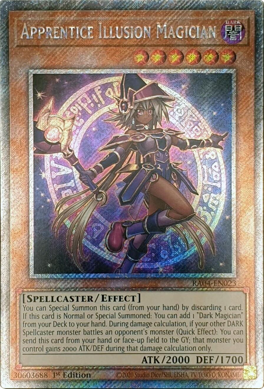 Apprentice Illusion Magician [RA04-EN023] Platinum Secret Rare | Shuffle n Cut Hobbies & Games