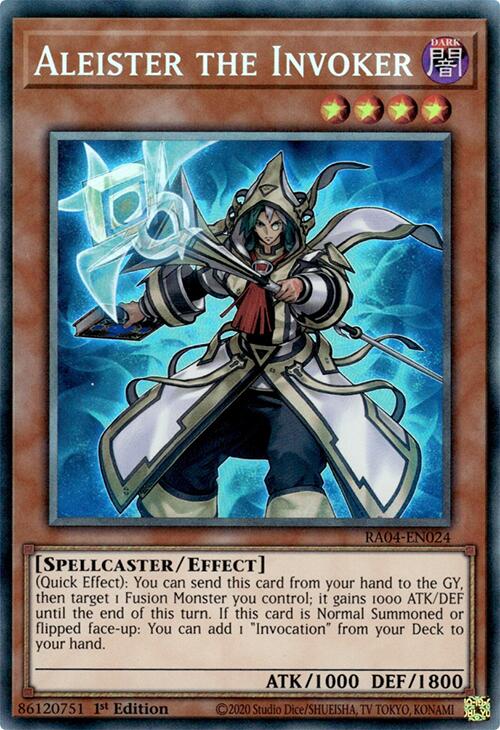 Aleister the Invoker (Alternate Art) [RA04-EN024] Prismatic Collector's Rare | Shuffle n Cut Hobbies & Games