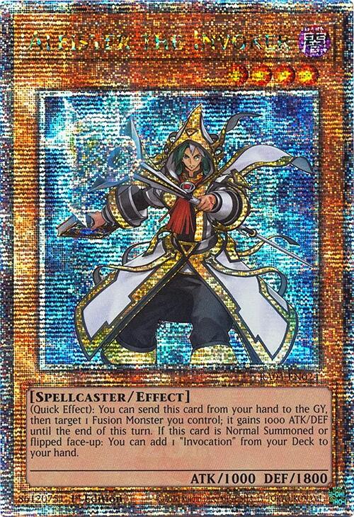 Aleister the Invoker (Alternate Art) [RA04-EN024] Quarter Century Secret Rare | Shuffle n Cut Hobbies & Games