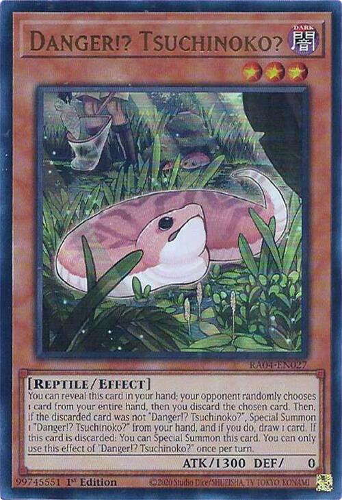 Danger!? Tsuchinoko? [RA04-EN027] Ultra Rare | Shuffle n Cut Hobbies & Games