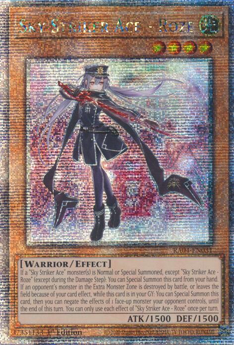 Sky Striker Ace - Roze [RA04-EN031] Quarter Century Secret Rare | Shuffle n Cut Hobbies & Games