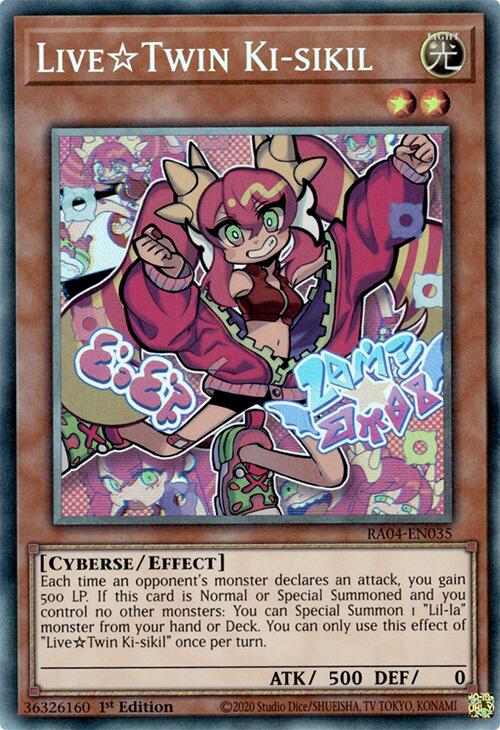 LiveTwin Ki-sikil [RA04-EN035] Prismatic Collector's Rare | Shuffle n Cut Hobbies & Games