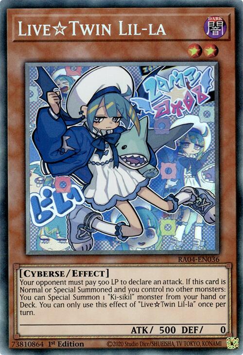 LiveTwin Lil-la [RA04-EN036] Prismatic Collector's Rare | Shuffle n Cut Hobbies & Games