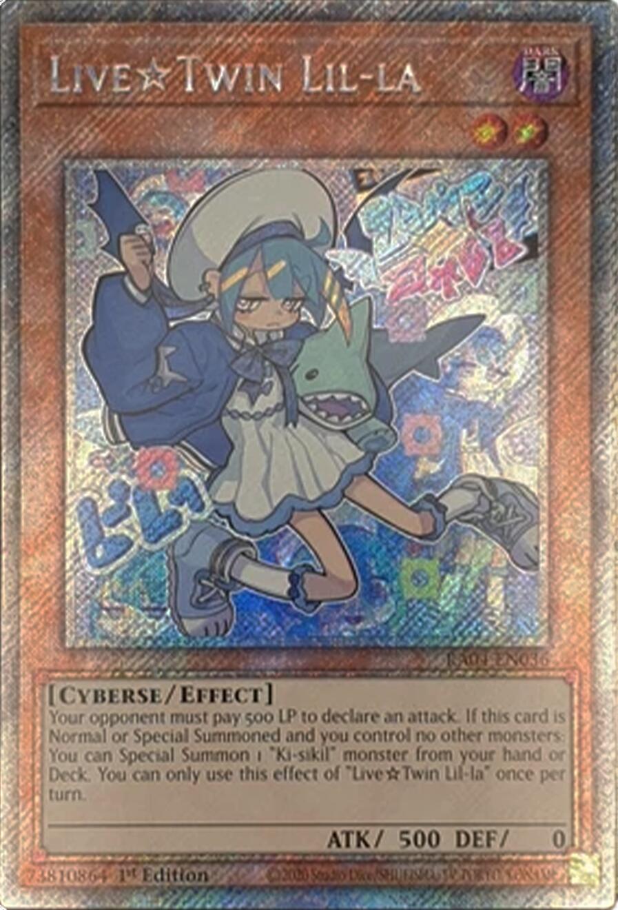 LiveTwin Lil-la [RA04-EN036] Platinum Secret Rare | Shuffle n Cut Hobbies & Games