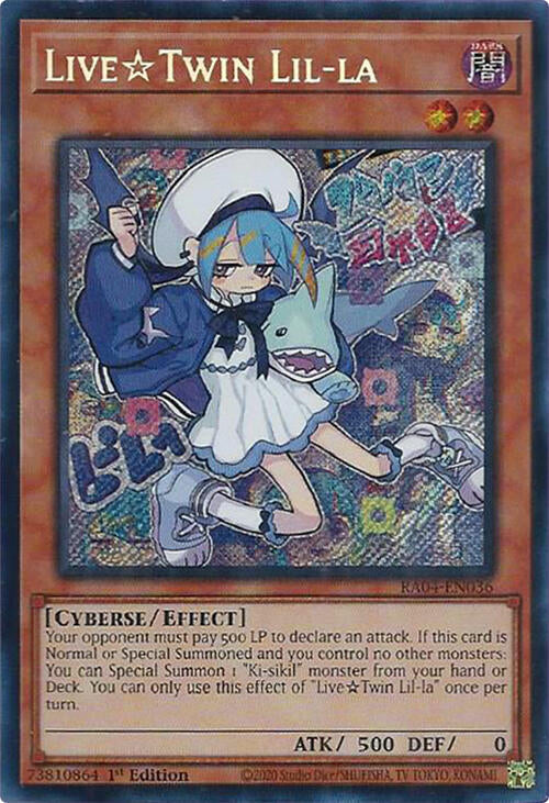 LiveTwin Lil-la [RA04-EN036] Secret Rare | Shuffle n Cut Hobbies & Games