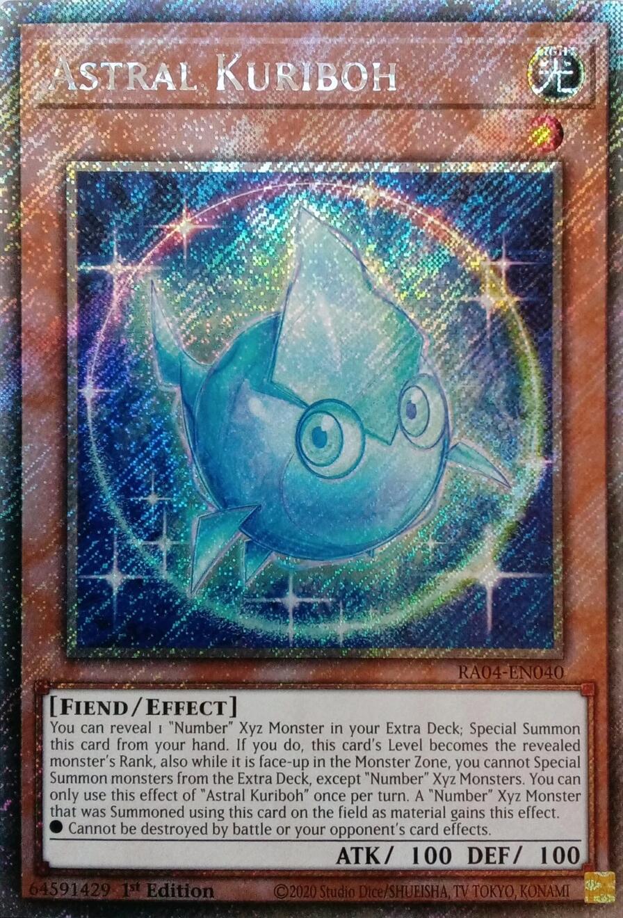 Astral Kuriboh [RA04-EN040] Platinum Secret Rare | Shuffle n Cut Hobbies & Games