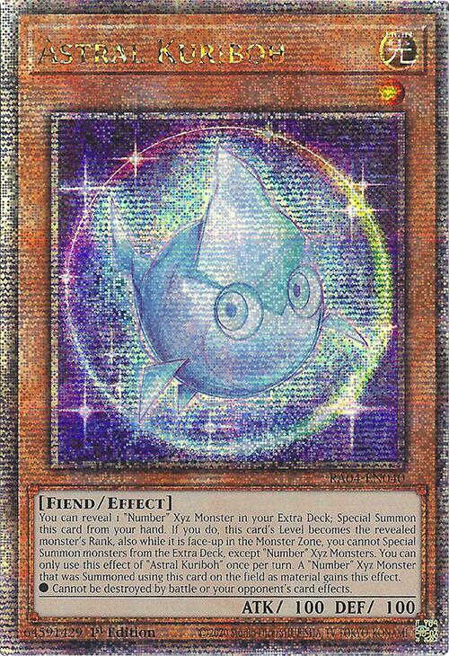 Astral Kuriboh [RA04-EN040] Quarter Century Secret Rare | Shuffle n Cut Hobbies & Games