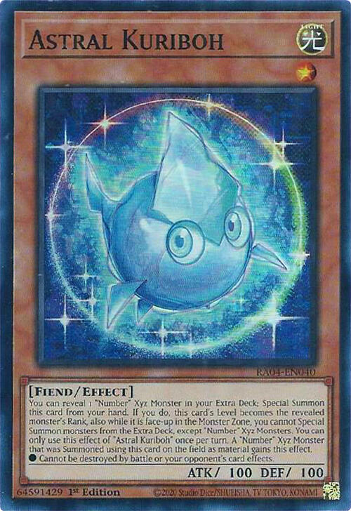 Astral Kuriboh [RA04-EN040] Super Rare | Shuffle n Cut Hobbies & Games
