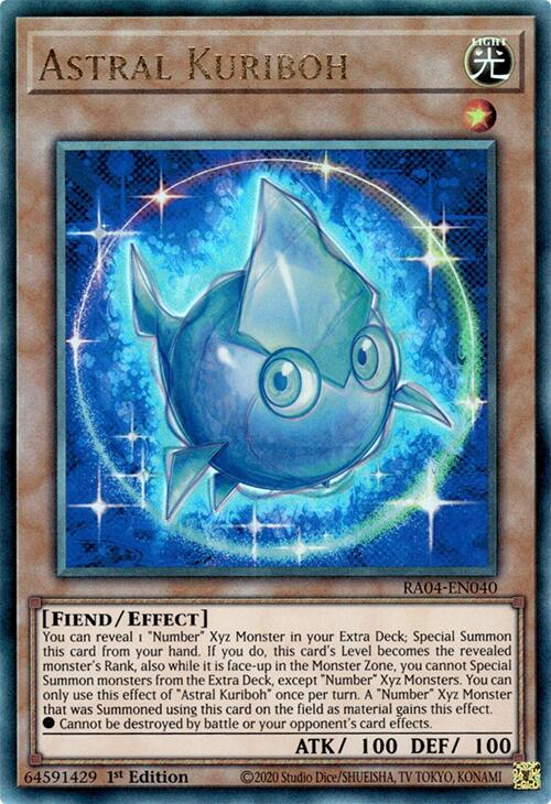 Astral Kuriboh [RA04-EN040] Prismatic Ultimate Rare | Shuffle n Cut Hobbies & Games