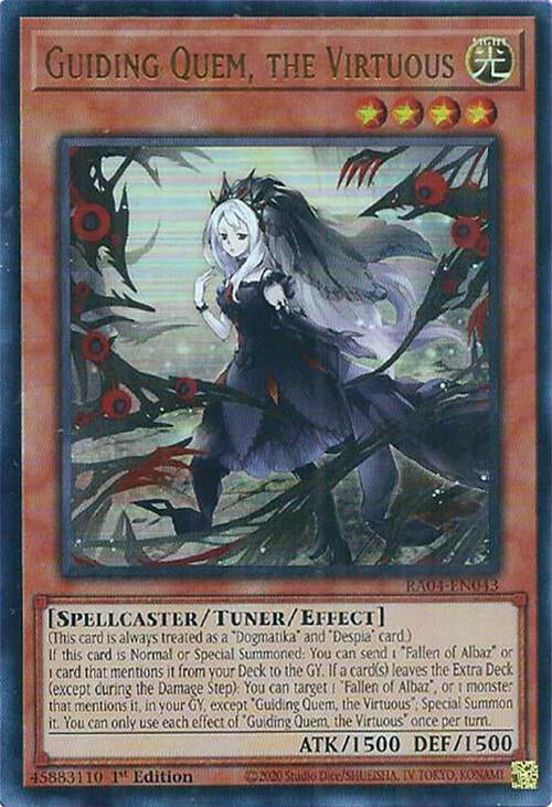 Guiding Quem, the Virtuous [RA04-EN043] Ultra Rare | Shuffle n Cut Hobbies & Games