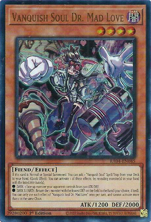 Vanquish Soul Dr. Mad Love [RA04-EN045] Ultra Rare | Shuffle n Cut Hobbies & Games