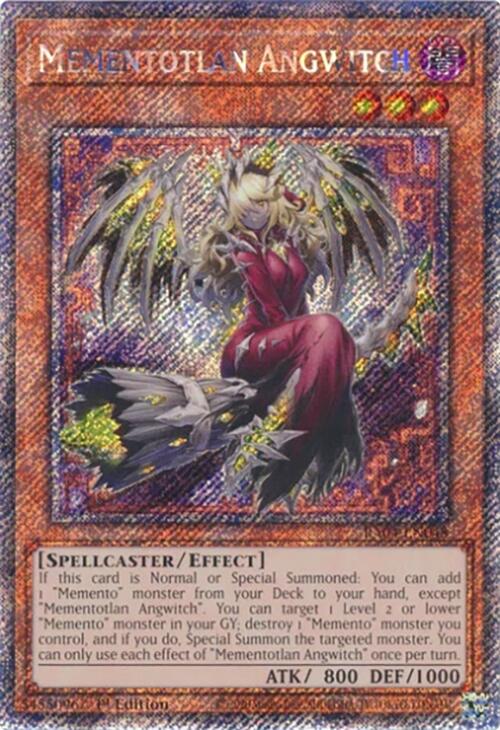 Mementotlan Angwitch [RA04-EN048] Platinum Secret Rare | Shuffle n Cut Hobbies & Games
