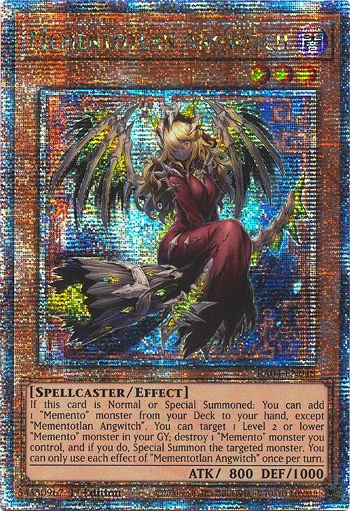 Mementotlan Angwitch [RA04-EN048] Quarter Century Secret Rare | Shuffle n Cut Hobbies & Games