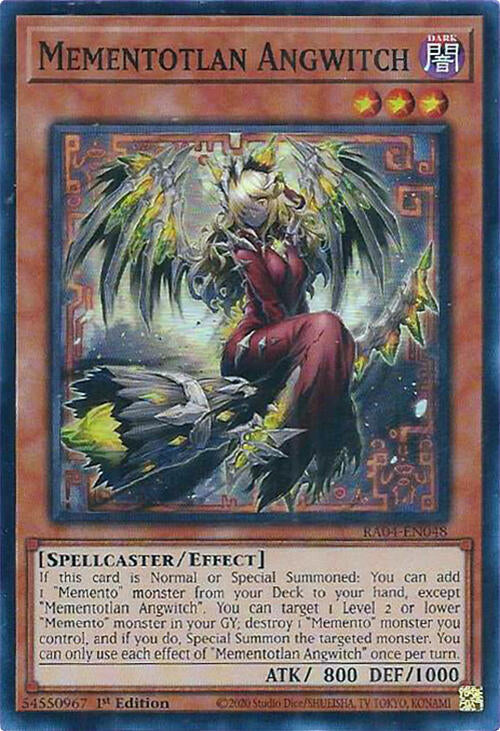 Mementotlan Angwitch [RA04-EN048] Super Rare | Shuffle n Cut Hobbies & Games