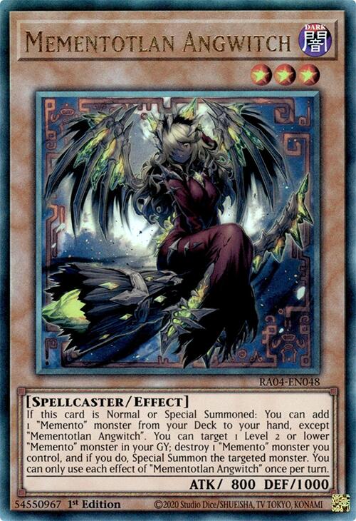 Mementotlan Angwitch [RA04-EN048] Prismatic Ultimate Rare | Shuffle n Cut Hobbies & Games