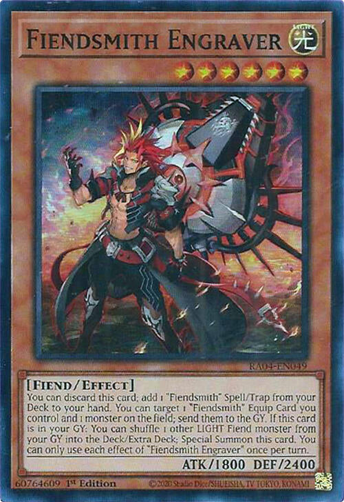Fiendsmith Engraver [RA04-EN049] Super Rare | Shuffle n Cut Hobbies & Games