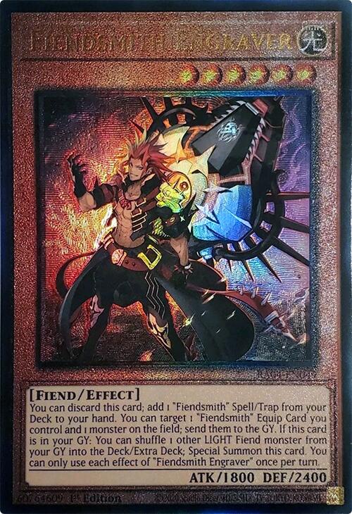 Fiendsmith Engraver [RA04-EN049] Prismatic Ultimate Rare | Shuffle n Cut Hobbies & Games