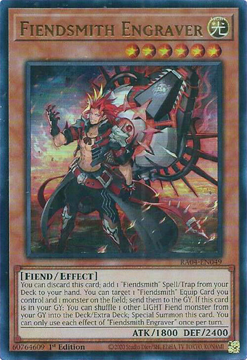 Fiendsmith Engraver [RA04-EN049] Ultra Rare | Shuffle n Cut Hobbies & Games