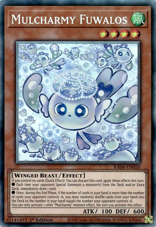 Mulcharmy Fuwalos [RA04-EN050] Prismatic Collector's Rare | Shuffle n Cut Hobbies & Games