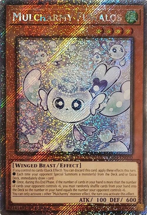 Mulcharmy Fuwalos [RA04-EN050] Platinum Secret Rare | Shuffle n Cut Hobbies & Games