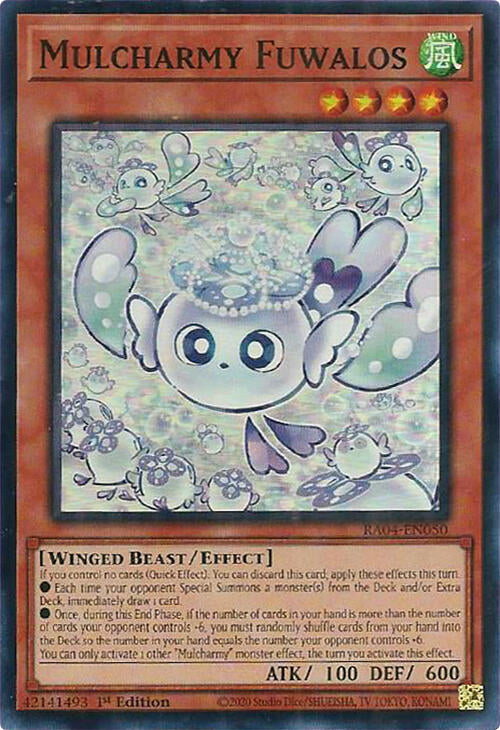 Mulcharmy Fuwalos [RA04-EN050] Super Rare | Shuffle n Cut Hobbies & Games