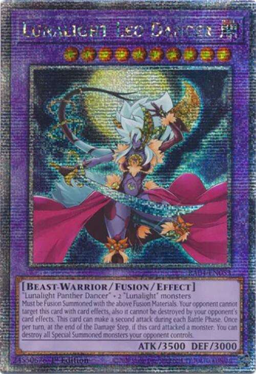 Lunalight Leo Dancer [RA04-EN053] Quarter Century Secret Rare | Shuffle n Cut Hobbies & Games