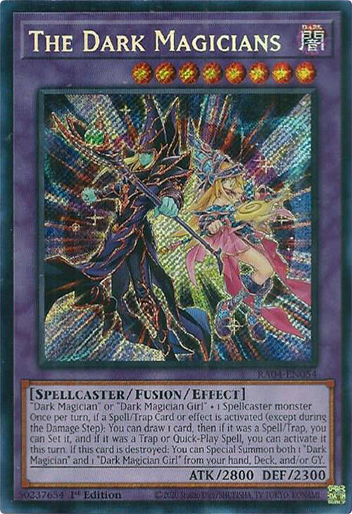 The Dark Magicians [RA04-EN054] Secret Rare | Shuffle n Cut Hobbies & Games