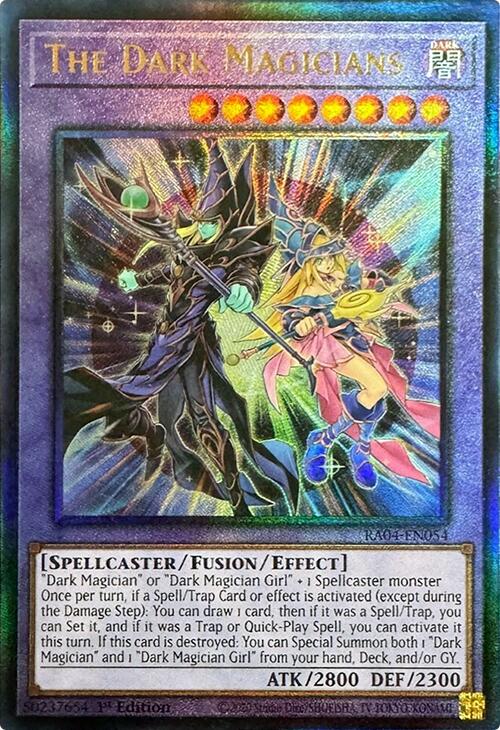 The Dark Magicians [RA04-EN054] Prismatic Ultimate Rare | Shuffle n Cut Hobbies & Games
