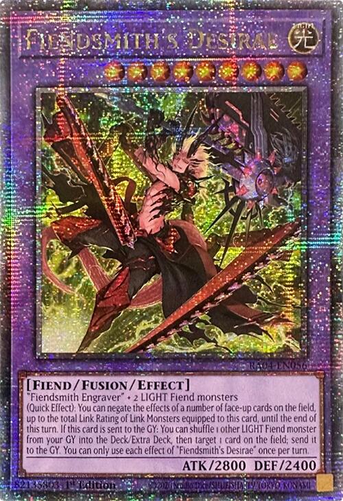 Fiendsmith's Desirae [RA04-EN056] Quarter Century Secret Rare | Shuffle n Cut Hobbies & Games