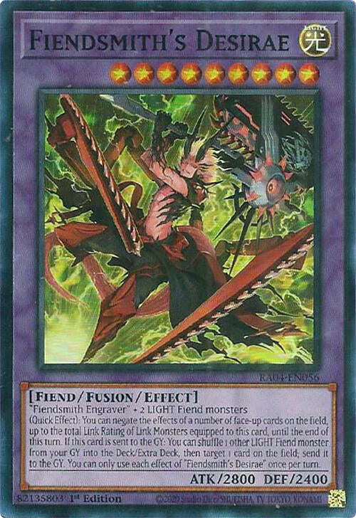Fiendsmith's Desirae [RA04-EN056] Super Rare | Shuffle n Cut Hobbies & Games