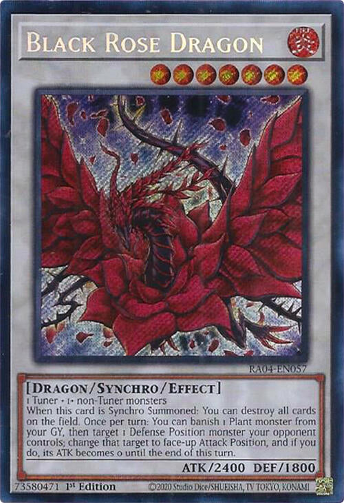 Black Rose Dragon [RA04-EN057] Secret Rare | Shuffle n Cut Hobbies & Games