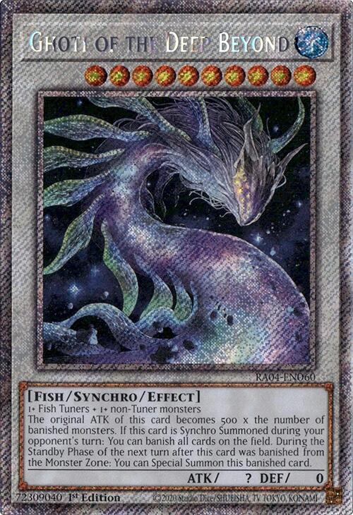 Ghoti of the Deep Beyond [RA04-EN060] Platinum Secret Rare | Shuffle n Cut Hobbies & Games