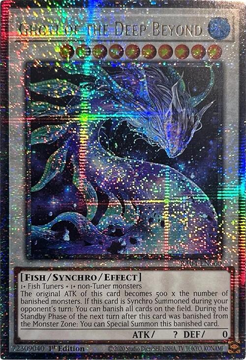Ghoti of the Deep Beyond [RA04-EN060] Quarter Century Secret Rare | Shuffle n Cut Hobbies & Games