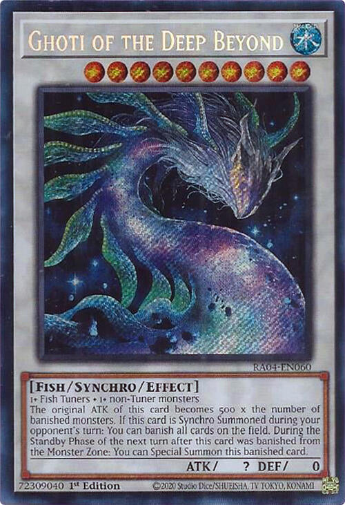 Ghoti of the Deep Beyond [RA04-EN060] Secret Rare | Shuffle n Cut Hobbies & Games
