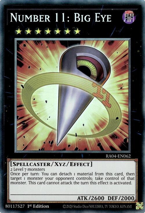 Number 11: Big Eye [RA04-EN062] Prismatic Collector's Rare | Shuffle n Cut Hobbies & Games