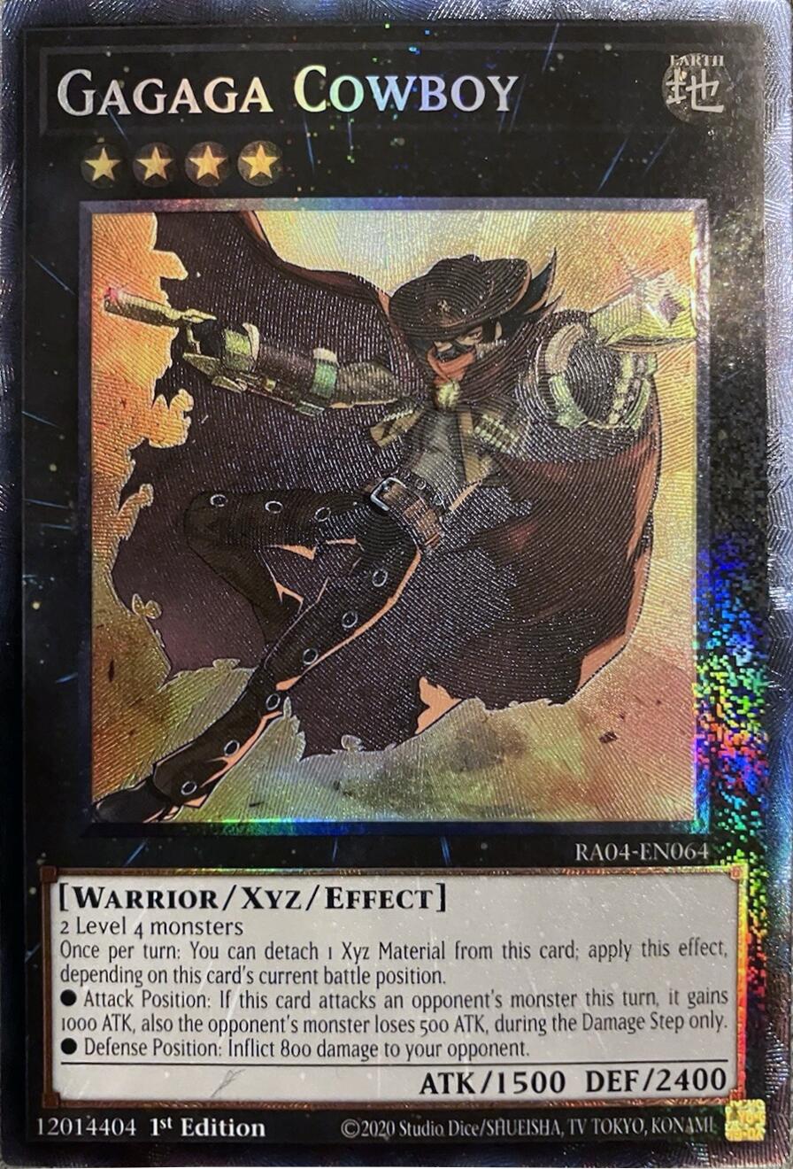 Gagaga Cowboy [RA04-EN064] Prismatic Collector's Rare | Shuffle n Cut Hobbies & Games