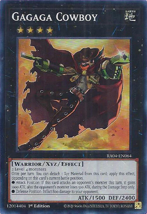 Gagaga Cowboy [RA04-EN064] Super Rare | Shuffle n Cut Hobbies & Games